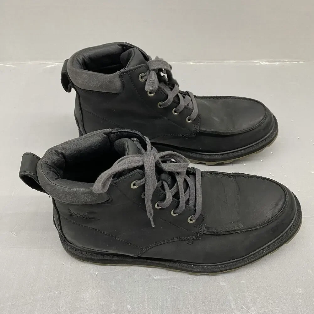 Sorel Boots Mens Size 9 Black Leather Chukka Ankle Casual NM2346-010